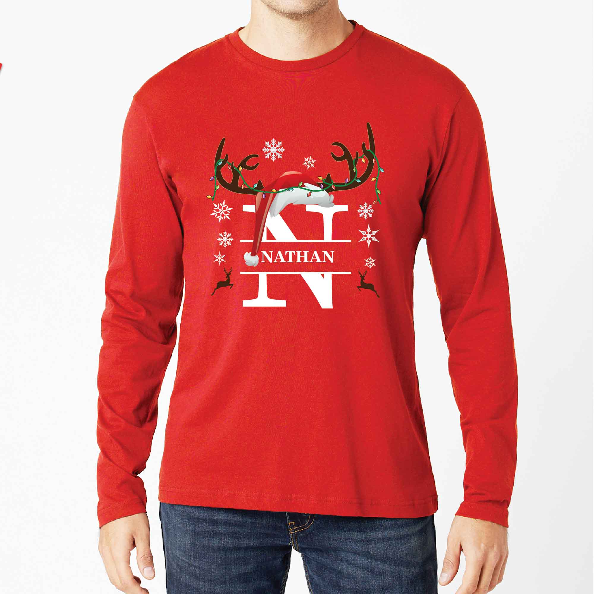 Matching family christmas long sleeve online shirts